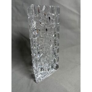 Tiffany & Co Sierra Vase Geometric Textured Rock Cut Triangle Brutalist Style